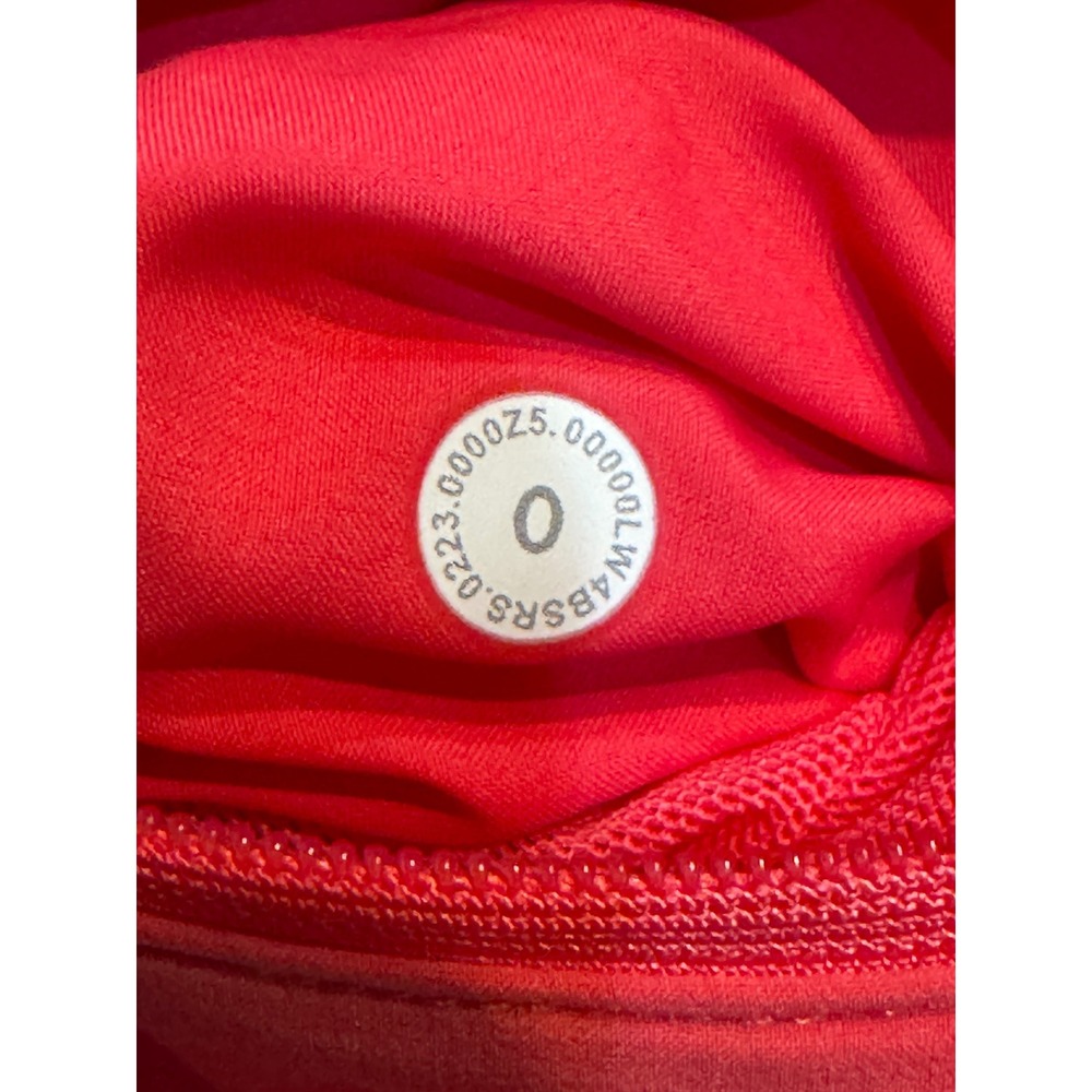 Lululemon Mist Over Windbreaker Lip Gloss Pink Hooded Jacket Women's Size 0 NWOT - Picture 5 of 9